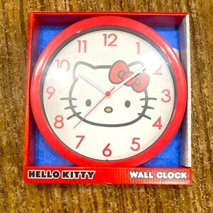Hello kitty wall clock